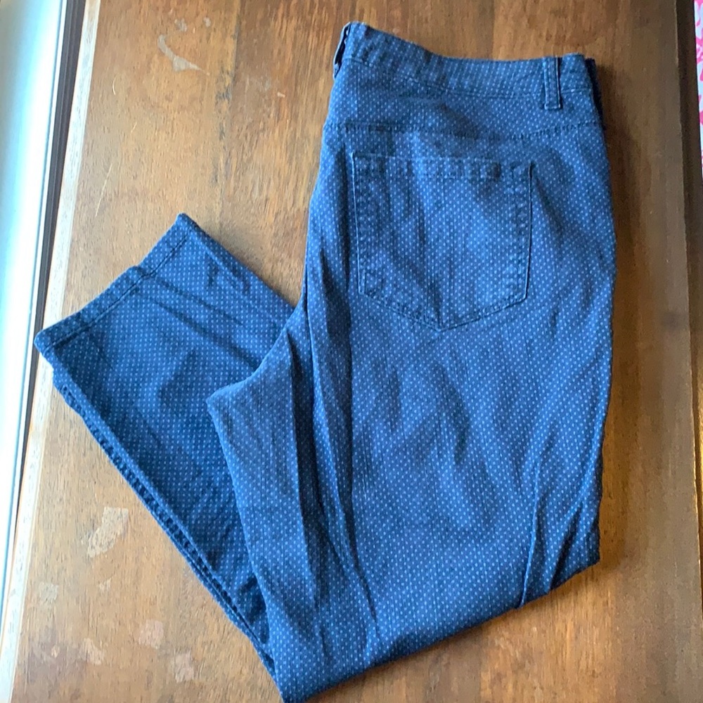 Style&Co Demin Polka Dot Cropped Jeans